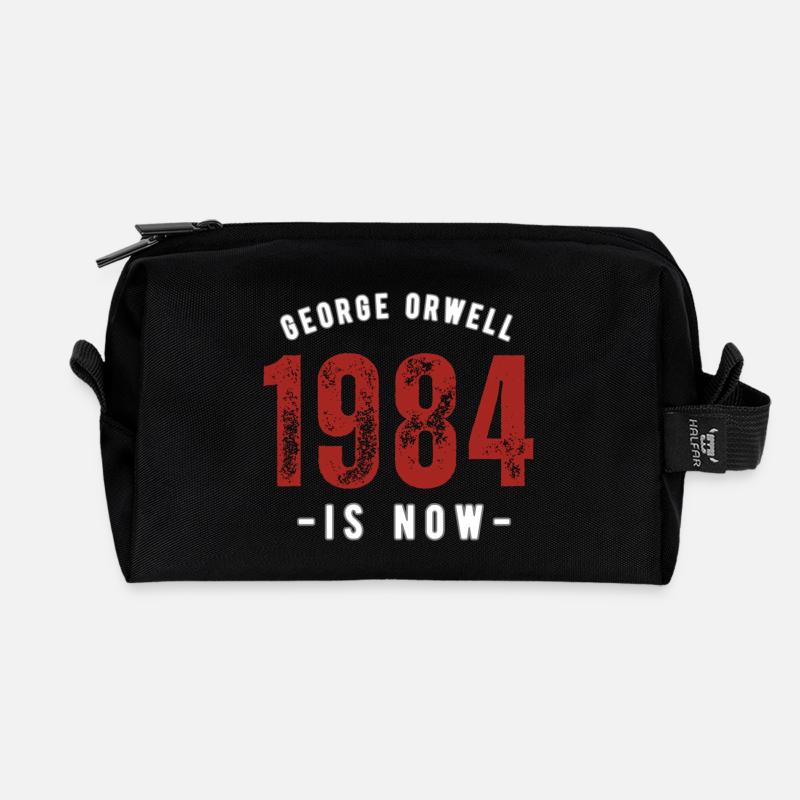 GEORGE ORWELL 1984 - Recycelte Kulturtasche - Schwarz