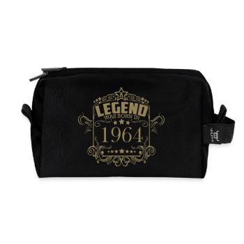 Eine Legende wurde 1964 geboren - Vintage Stil zum - Recycelte Kulturtasche - Schwarz - Vorne