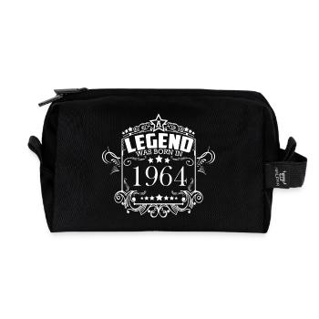Eine Legende wurde 1964 geboren - Vintage Stil zum - Recycelte Kulturtasche - Schwarz - Vorne