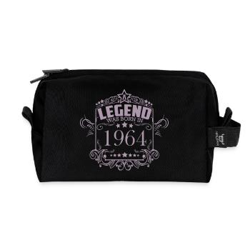 Eine Legende wurde 1964 geboren - Vintage Stil zum - Recycelte Kulturtasche - Schwarz - Vorne