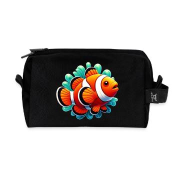 Clownfish - Recycled Toiletry Zip Bag - black - Front