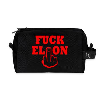 Fuck elon - Recycelte Kulturtasche - Schwarz - Vorne