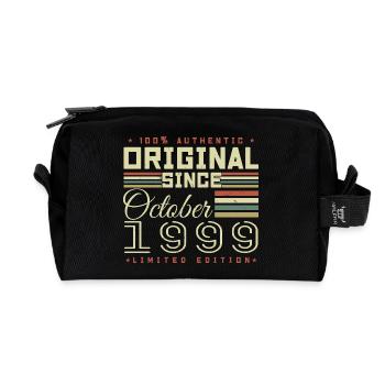 legendär seit Oktober 1999 | Oktober 1999 - Recycelte Kulturtasche - Schwarz - Vorne