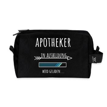 Pharmazie Student Beruf Ausbildung Apotheker - Recycelte Kulturtasche - Schwarz - Vorne