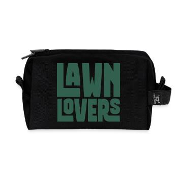 Lawn Lovers Rasenfreunde - Recycelte Kulturtasche - Schwarz - Vorne