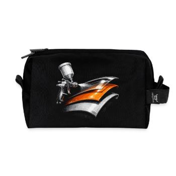 Peintre de véhicules Peintre de voitures Peintre - Trousse de toilette en tissu recyclé - noir - Devant