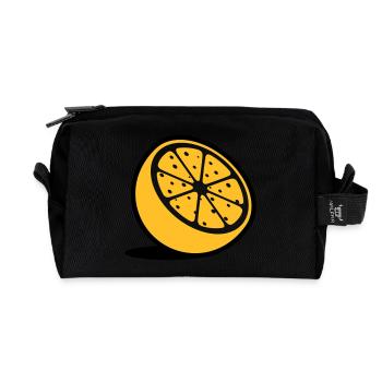 An Orange - Recycled Toiletry Zip Bag - black - Front