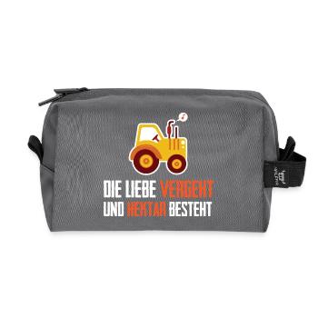 Landwirt Shirt-Hektar besteht - Recycelte Kulturtasche - Anthrazit - Vorne