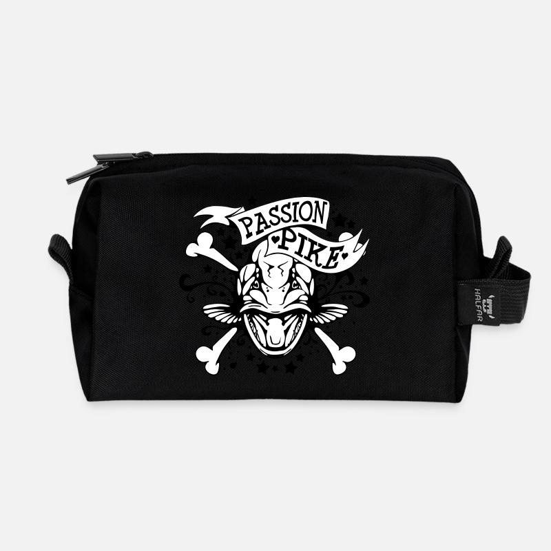 PASSION PIKE - Trousse de toilette en tissu recyclé - noir