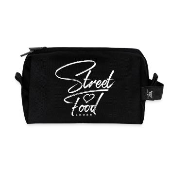 Streetfood Lover - Recycelte Kulturtasche - Schwarz - Vorne