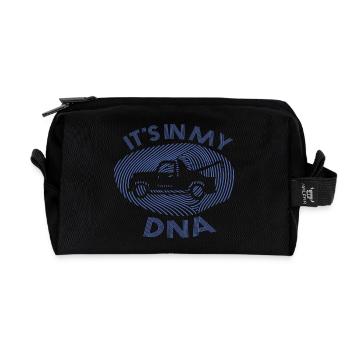 Towing service DNA - It's in my DNA design - Recycled Toiletry Zip Bag - black - Front