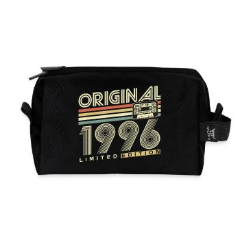 Original 1996 Jahrgang Vintage Retro Geburtstag - Recycelte Kulturtasche - Schwarz - Vorne