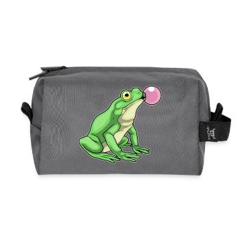 Frosch Kaugummi - Recycelte Kulturtasche - Anthrazit - Vorne