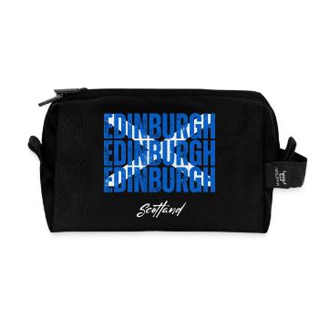 Edinburgh Schottland, schottischer Stolz - Recycelte Kulturtasche - Schwarz - Vorne