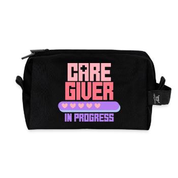 Formation en soins gériatriques infirmier(ère) infirmier(ère) - Trousse de toilette en tissu recyclé - noir - Devant
