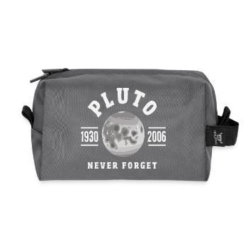 Pluto Vergiss Niemals 1930 2006 Planet - Recycelte Kulturtasche - Anthrazit - Vorne