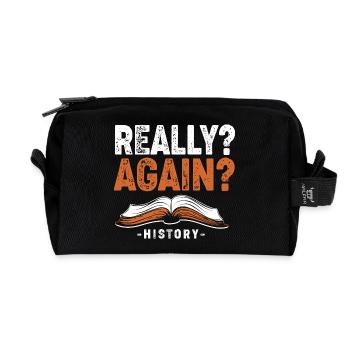 Historisch Historiker Geschichte - Recycelte Kulturtasche - Schwarz - Vorne