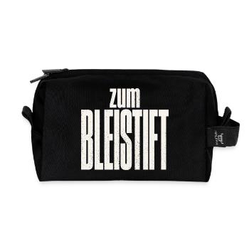 Zum Bleistift - Recycelte Kulturtasche - Schwarz - Vorne