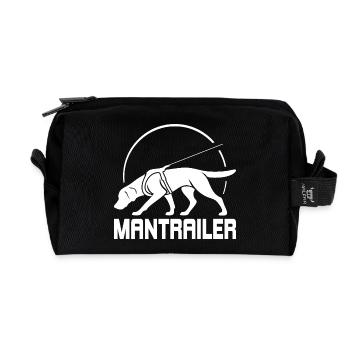 Labrador MANTRAILER Chiens de recherche Chiens Saules chiens - Trousse de toilette en tissu recyclé - noir - Devant