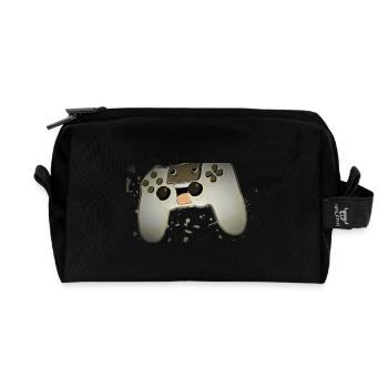 controller - Recycled Toiletry Zip Bag - black - Front