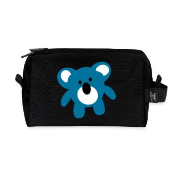 koala - Recycelte Kulturtasche - Schwarz - Vorne