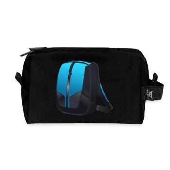 backpack - Recycled Toiletry Zip Bag - black - Front