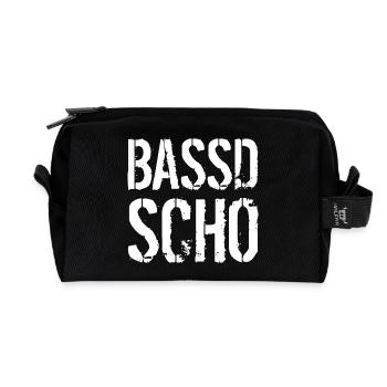 Bassd scho - Recycelte Kulturtasche - Schwarz - Vorne