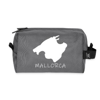 Mallorca - Recycelte Kulturtasche - Anthrazit - Vorne