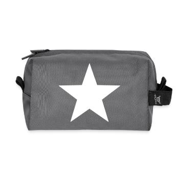Étoile - Trousse de toilette en tissu recyclé - anthracite - Devant