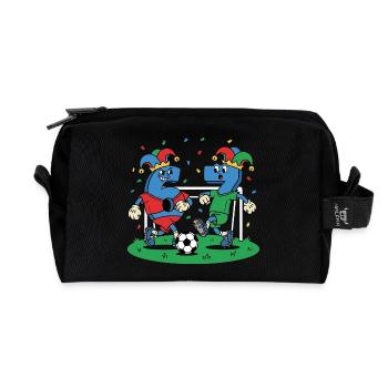 67 Six Seven Costume Carnaval Football Italie Mème - Trousse de toilette en tissu recyclé - noir - Devant