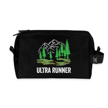 Ultra Runner - Recycled Toiletry Zip Bag - black - Front