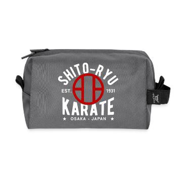Shito Ryu Karate Osaka Japan East. 1931 - Recycled Toiletry Zip Bag - anthracite - Front