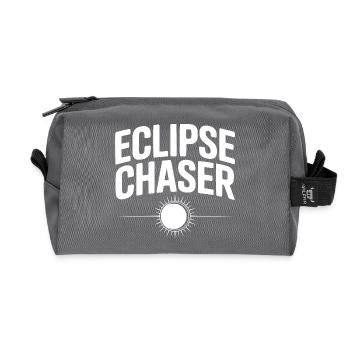 Eclipse Chaser - Recycled Toiletry Zip Bag - anthracite - Front