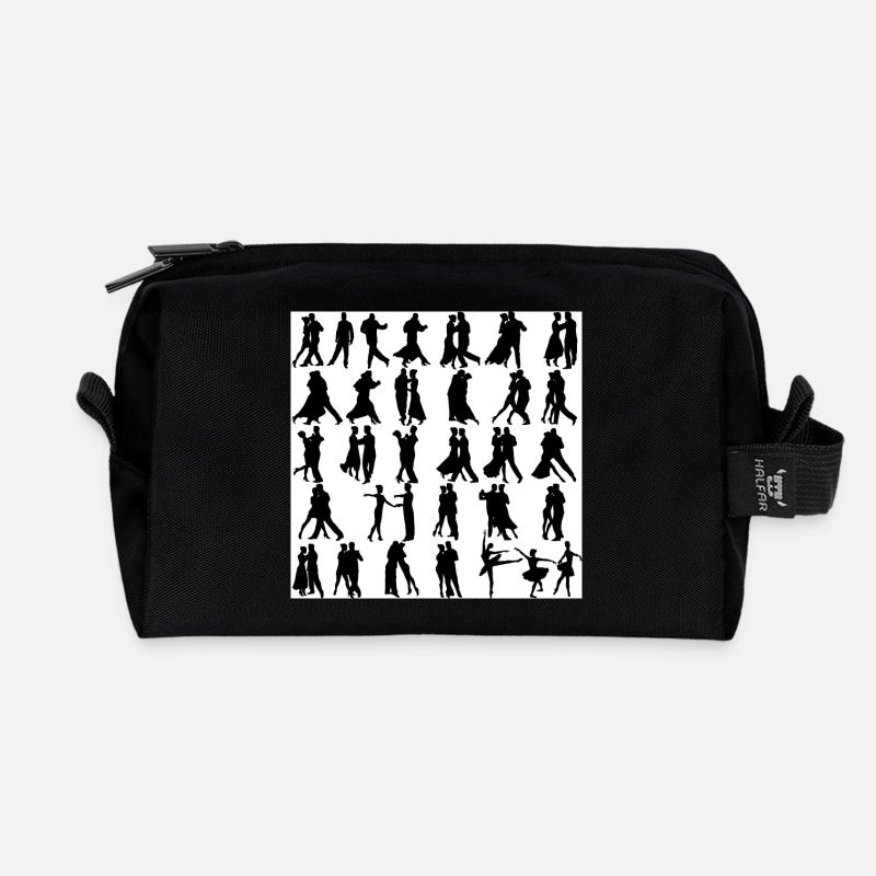 danse - Trousse de toilette en tissu recyclé - noir