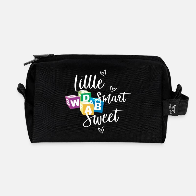 Petit Smart et Doux - Trousse de toilette en tissu recyclé - noir