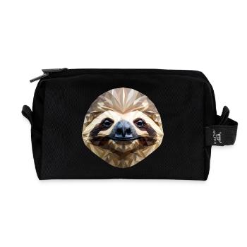Steampunk Schimpanse - Retrofuturistisches Affen D - Recycelte Kulturtasche - Schwarz - Vorne