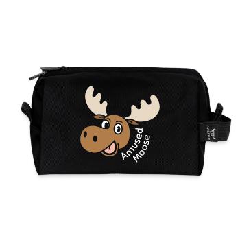 Orignal amusé - Trousse de toilette en tissu recyclé - noir - Devant