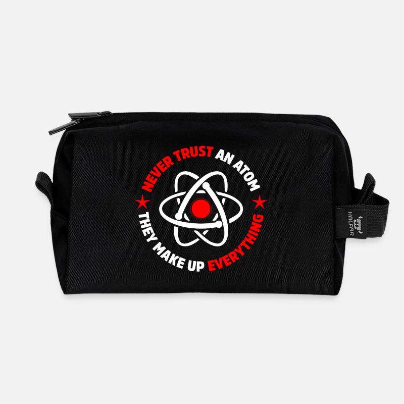 Protonen, Neutronen, Elektronen - Recycelte Kulturtasche - Schwarz