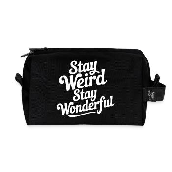 Séjour Bizarre Séjour Merveilleux - Trousse de toilette en tissu recyclé - noir - Devant