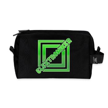 Métier Technicien en électronique - Trousse de toilette en tissu recyclé - noir - Devant