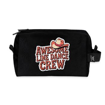Fantastische Line Dance Crew - Recycelte Kulturtasche - Schwarz - Vorne