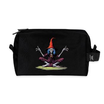 Witches Yoga - Recycled Toiletry Zip Bag - black - Front