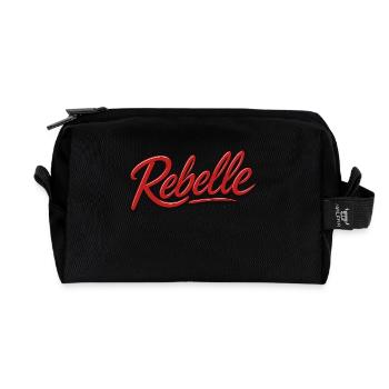 Rebel Paris - Recycled Toiletry Zip Bag - black - Front