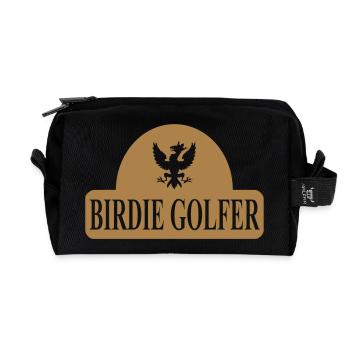 Golf - Recycelte Kulturtasche - Schwarz - Vorne