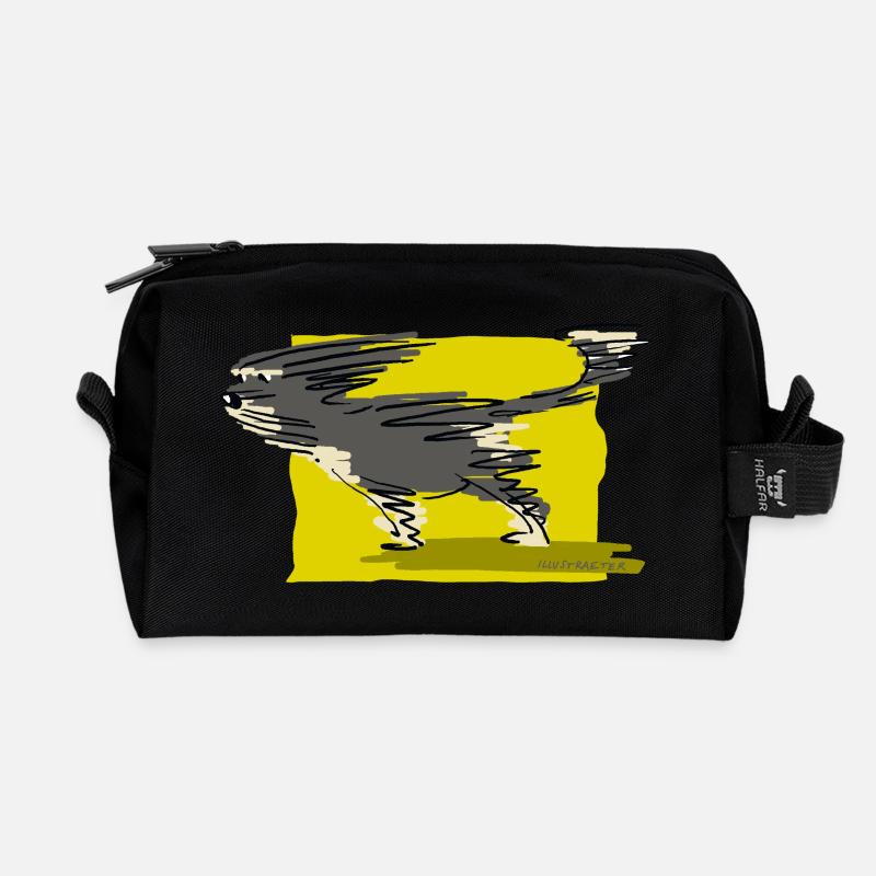 headwind - Recycled Toiletry Zip Bag - black