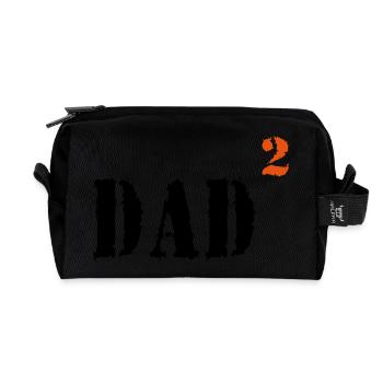 DAD - Recycled Toiletry Zip Bag - black - Front