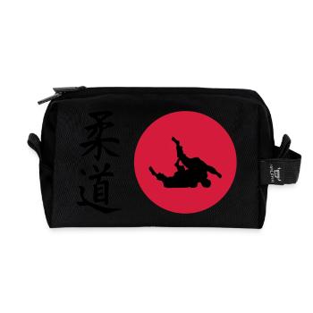 Judo - Recycled Toiletry Zip Bag - black - Front