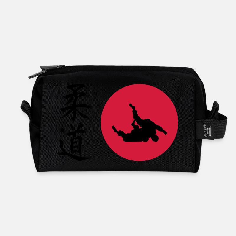 Judo - Recycelte Kulturtasche - Schwarz