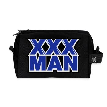 XXX Man - Recycelte Kulturtasche - Schwarz - Vorne