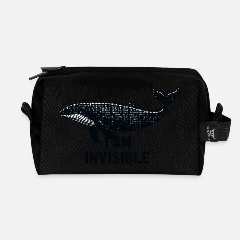 WAL - Recycelte Kulturtasche - Schwarz